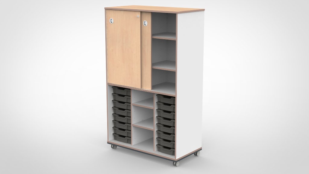 Kast 3 kolommen H174 04 - Afbeelding 2