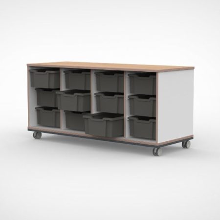 Kast 4 kolommen H67,5 05