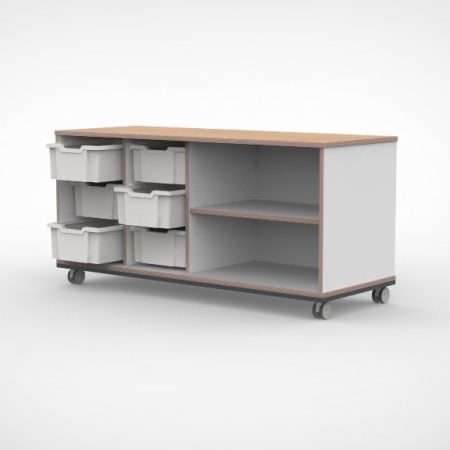 Kast 4 kolommen H67,5 06