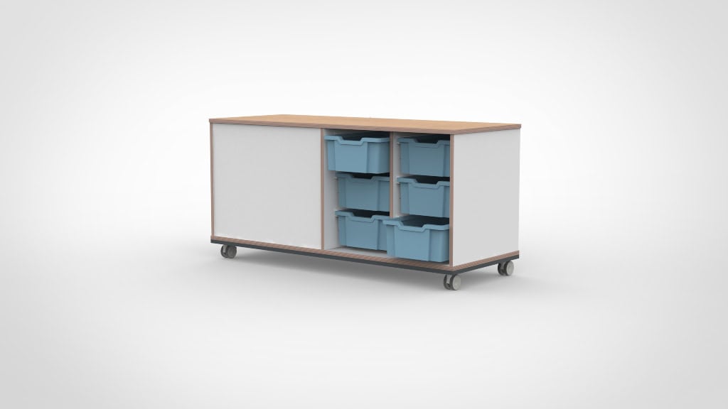 Kast 4 kolommen H67,5 09 - Afbeelding 2