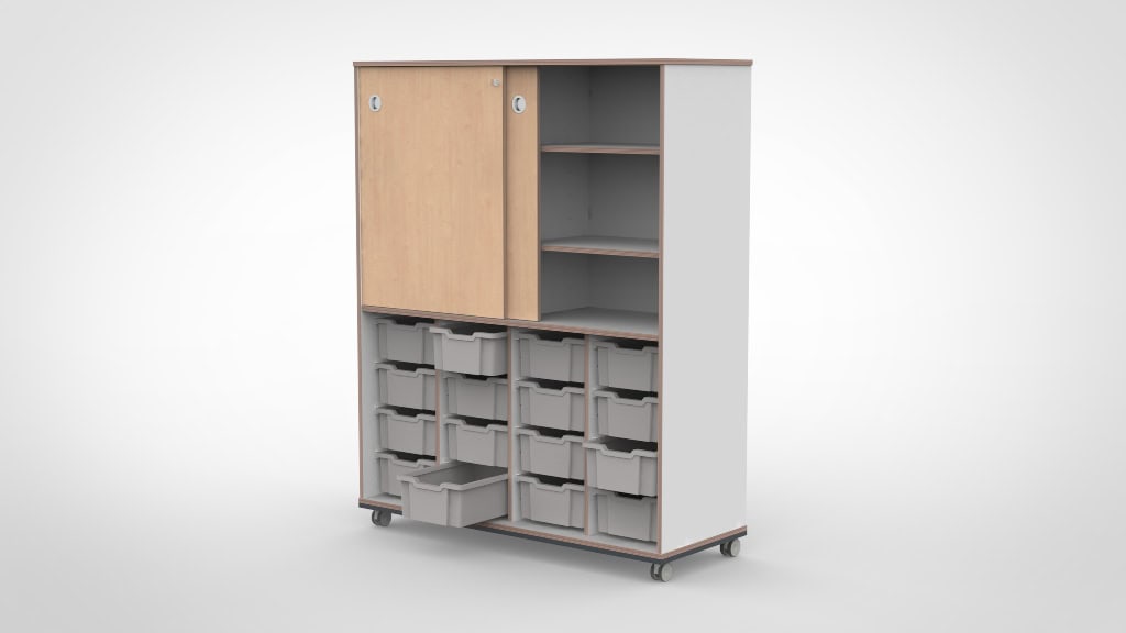 Kast 4 kolommen H174 02 - Afbeelding 2