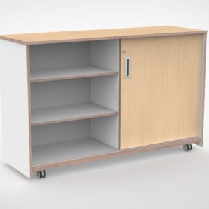 Kolomkast enkele schuifdeur 101x160x52