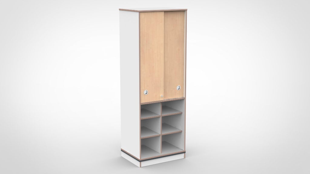 Kast 2 kolommen H200 04