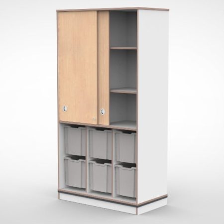 Kast 3 kolommen H200 01