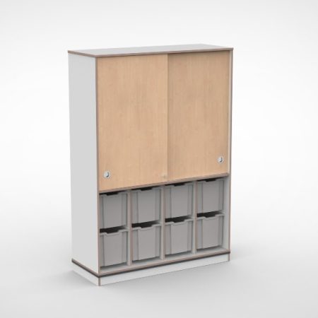 Kast 4 kolommen H200 01