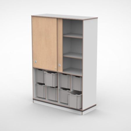 Kast 4 kolommen H200 01