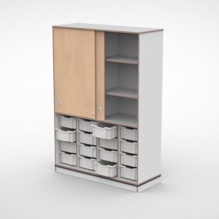 Kast 4 kolommen H200 02