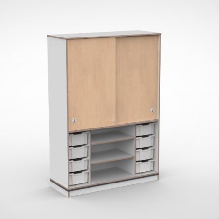 Kast 4 kolommen H200 04