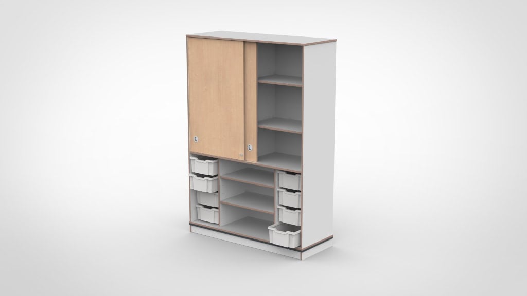 Kast 4 kolommen H200 04 - Afbeelding 2