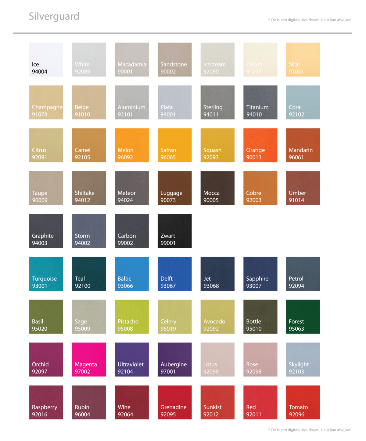 Stalenkaart silverguard