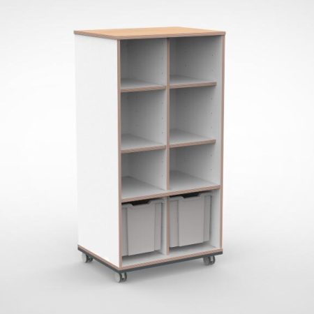 kast 2 kolommen H140 06