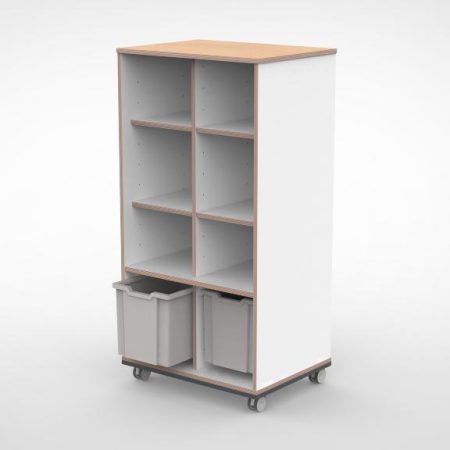 kast 2 kolommen H140 06