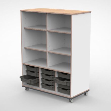 Kast 3 kolommen H140 08