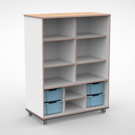 Kast 3 kolommen H140 09