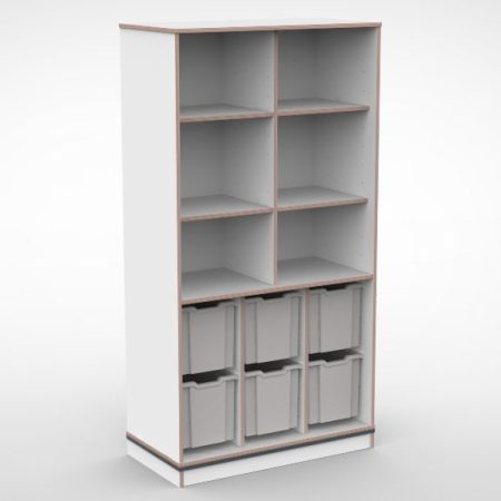 Kast 3 kolommen H200 06