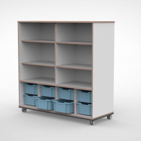 Kast 4 kolommen H140 07