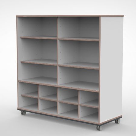 Kast 4 kolommen H140 10