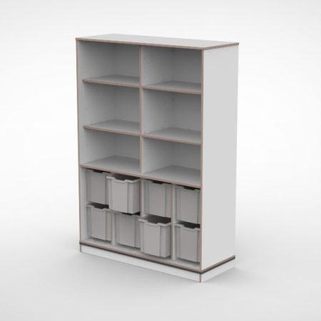 Kast 4 kolommen H200 06