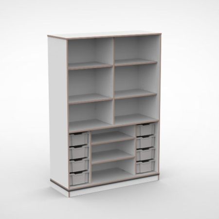 Kast 4 kolommen H200 09