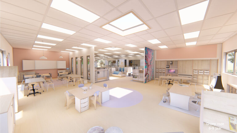 Sfeerimpressie voor nieuwe inrichting