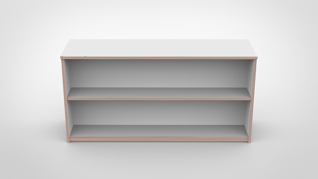 Wave paneel 130cm kastje