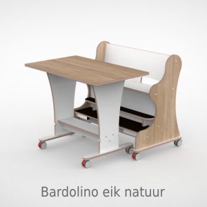 Ergocombi enkel 60×90 met extra voetenplank en magneten