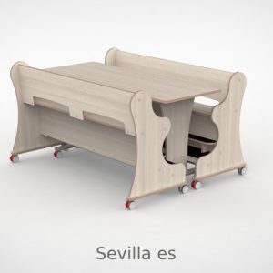 Ergocombi dubbel 60×150 met extra voetensteun en magneten