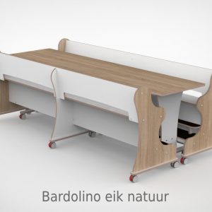 Ergocombi dubbel 60×240 met extra voetensteun en magneten