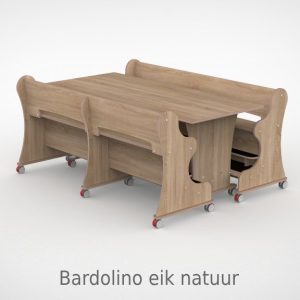 Ergocombi dubbel 80×180 met extra voetensteun en magneten