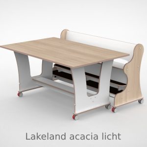 Ergocombi enkel 100×150 met extra voetensteun en magneten