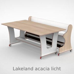 Ergocombi enkel 100×180 met extra voetensteun en magneten