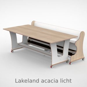 Ergocombi enkel 100×210 met extra voetensteun en magneten