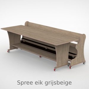 Ergocombi enkel 80×240 met extra voetensteun en magneten